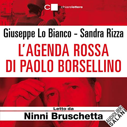 Copertina dell'audiolibro L'agenda rossa di Paolo Borsellino